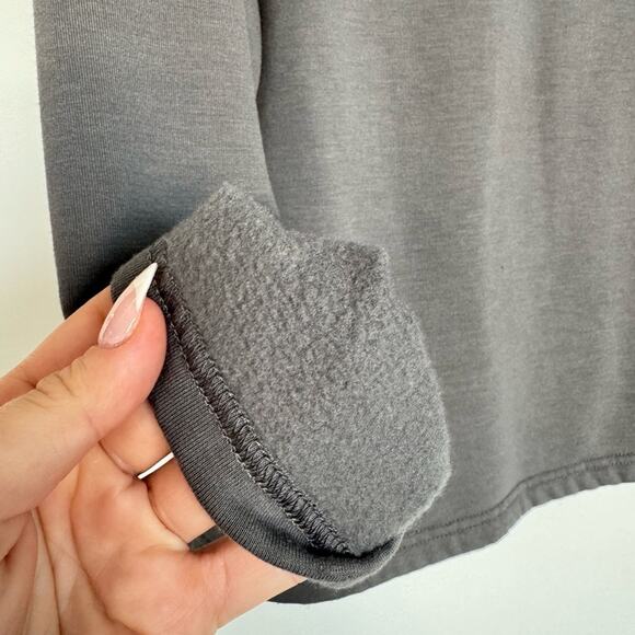 Weatherproof Original Vintage Grey Half Zip Sweatshirt Size Large - Picture 3 of 9